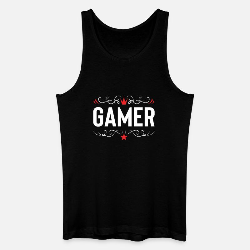Gamer Beruf - Männer Bio Tank Top - Schwarz
