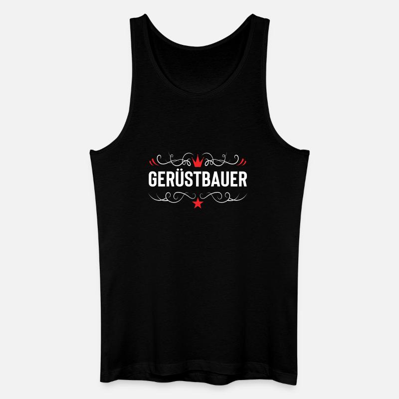 Gerüstbauer Beruf - Männer Bio Tank Top - Schwarz