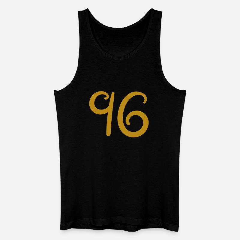 96 - Männer Bio Tank Top - Schwarz