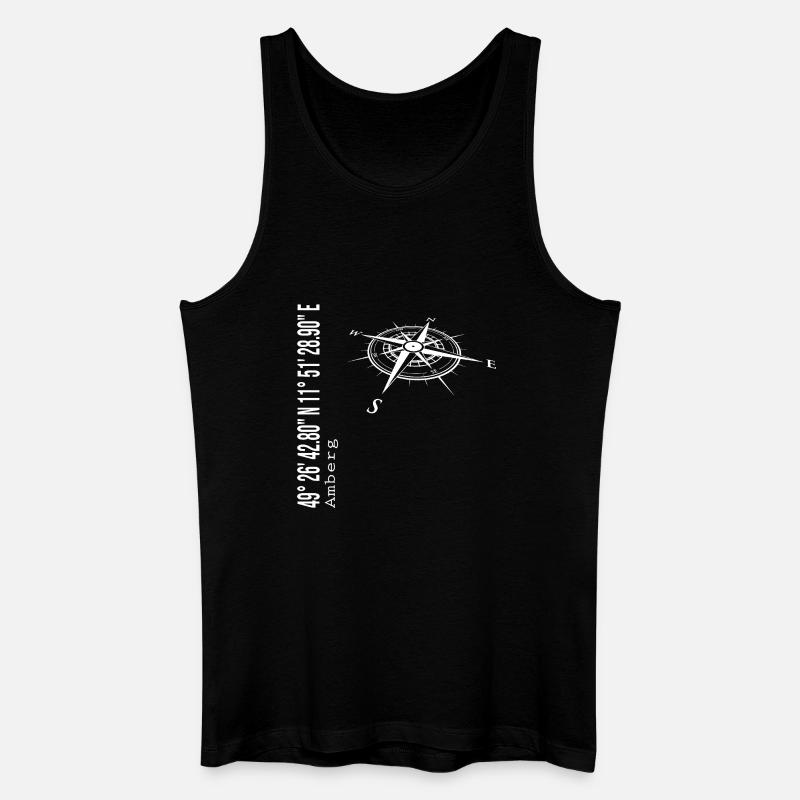 Amberg - Männer Bio Tank Top - Schwarz