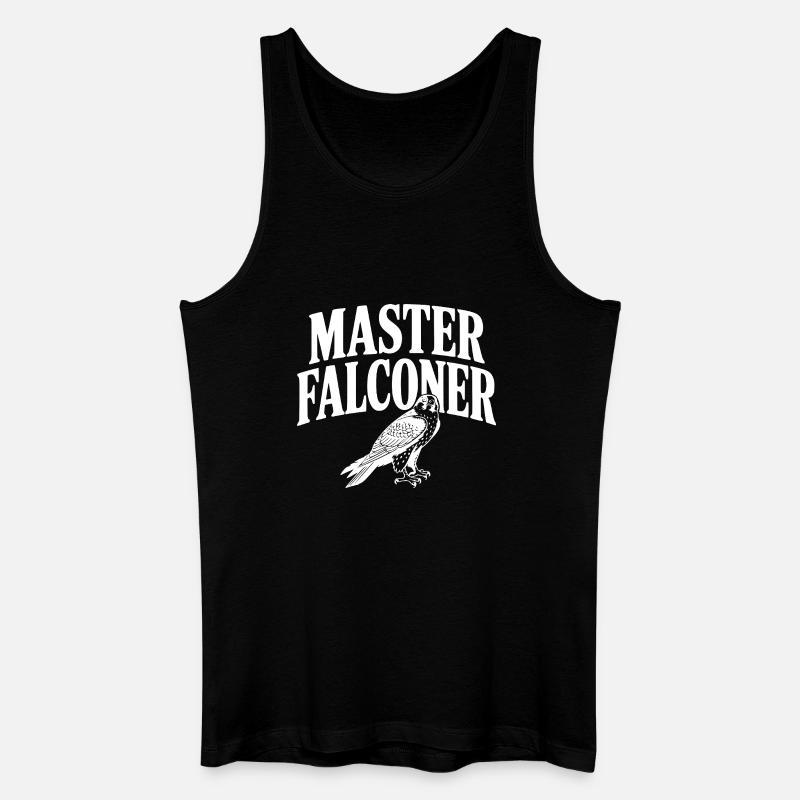 Meisterfalkner - Männer Bio Tank Top - Schwarz