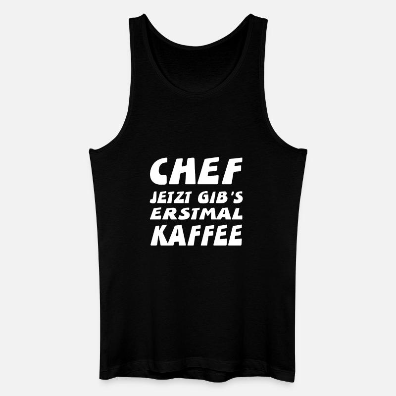 Chef - Männer Bio Tank Top - Schwarz