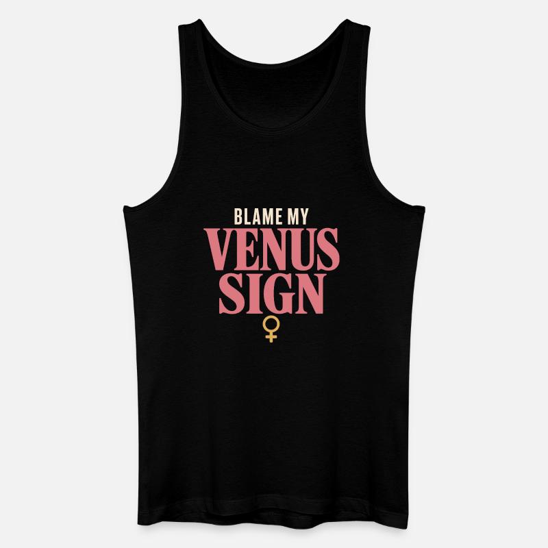 Venus-zeichen Venus-astrologie - Männer Bio Tank Top - Schwarz