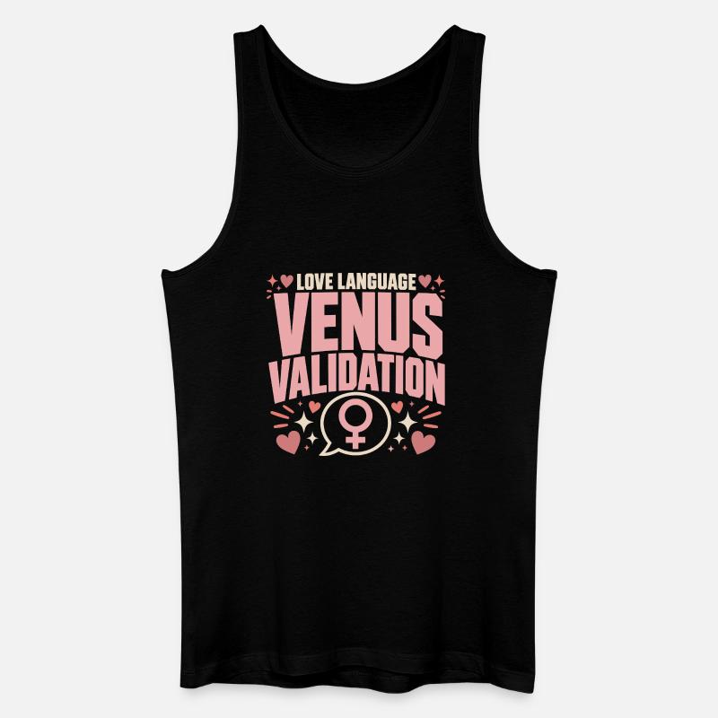 Venus-zeichen Venus-astrologie - Männer Bio Tank Top - Schwarz