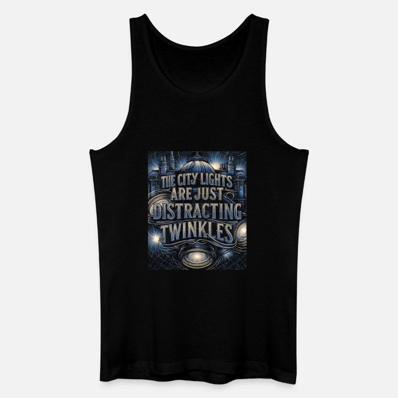 Celestial Constellation Astrology Gift - Männer Bio Tank Top - Schwarz
