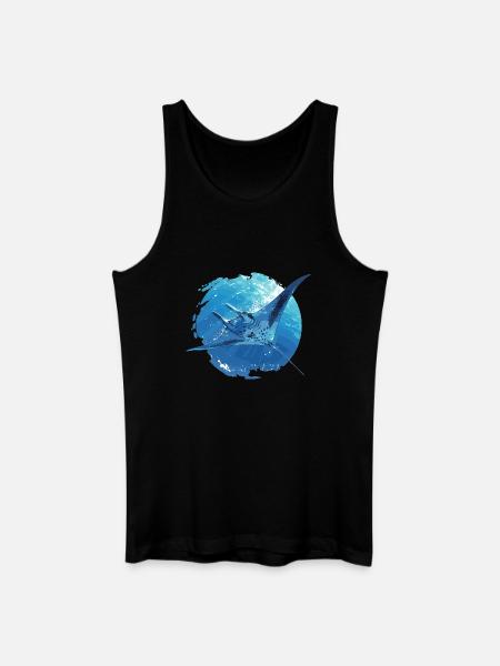 Rays Manta Rays - Men’s Organic Tank Top - black
