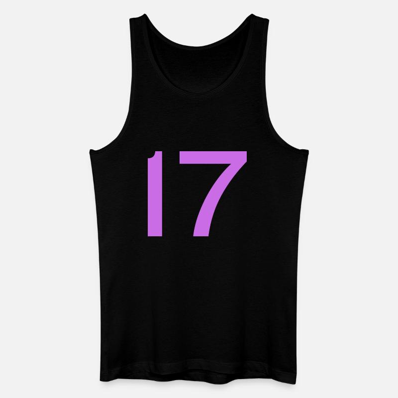 17 - Männer Bio Tank Top - Schwarz