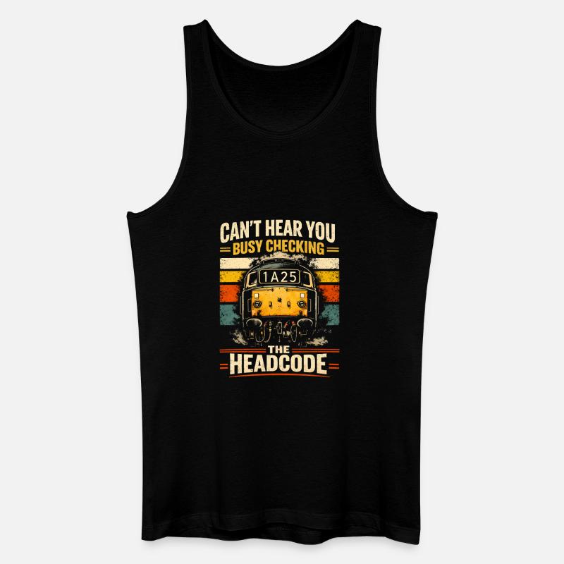 Hear Nothing: Headcode | Trainspotting - Men’s Organic Tank Top - black