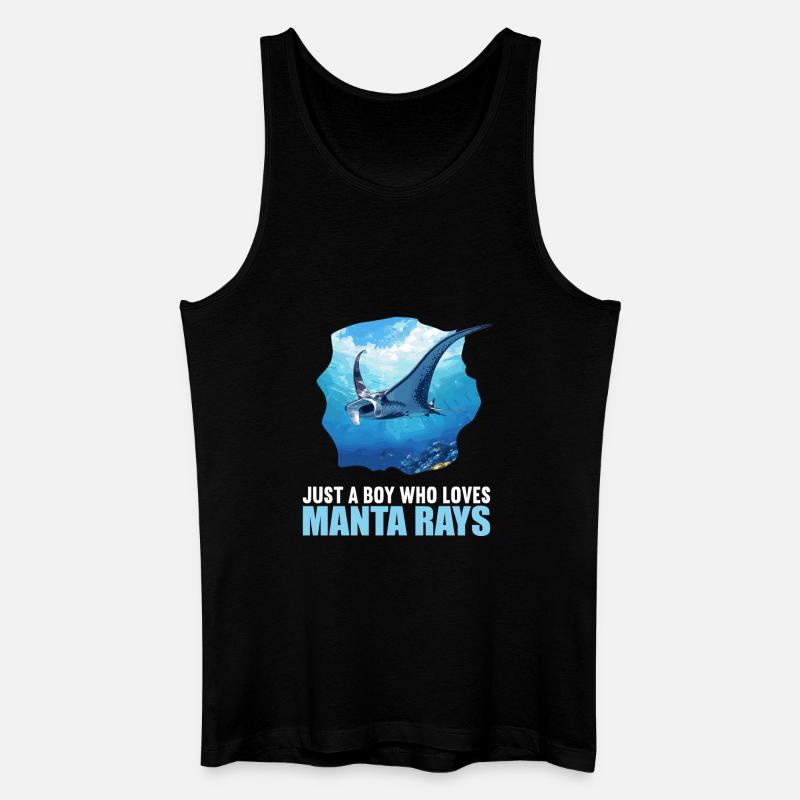 Rays Manta Rays - Men’s Organic Tank Top - black