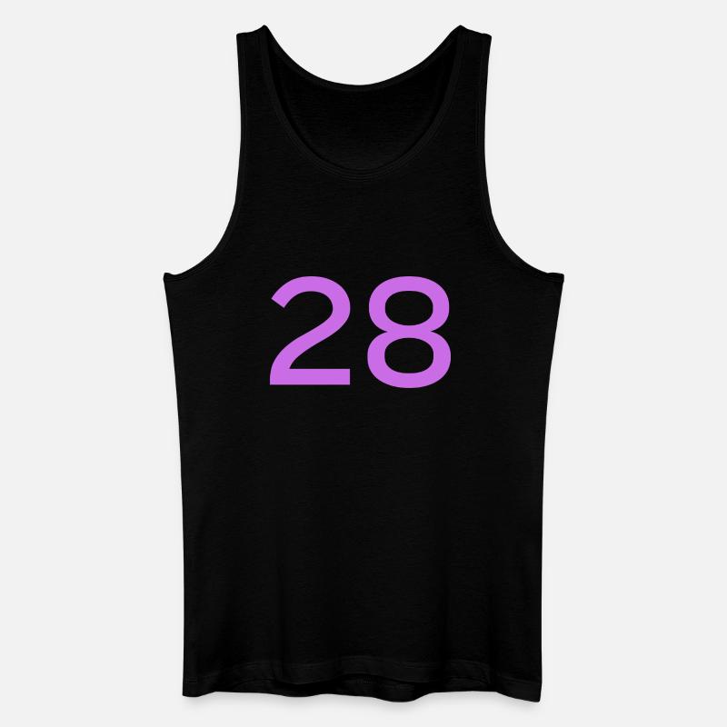 28 - Männer Bio Tank Top - Schwarz