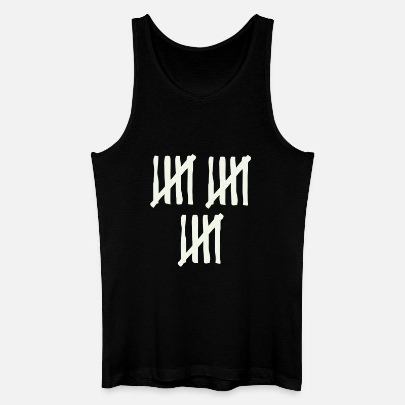 stripes_15 - Men’s Organic Tank Top - black