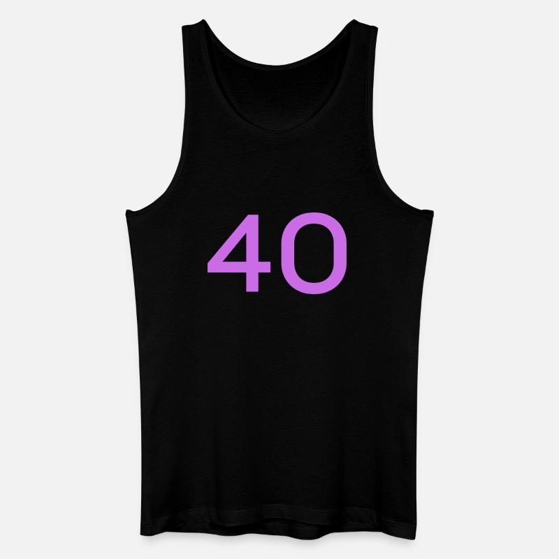 40 - Men’s Organic Tank Top - black