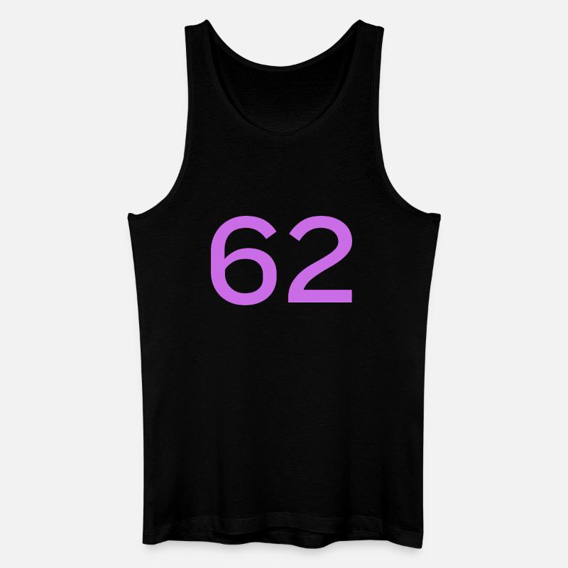62 - Männer Bio Tank Top - Schwarz