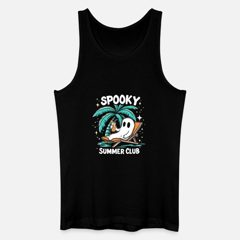 Spooky Summer Summerween Halloween - Männer Bio Tank Top - Schwarz