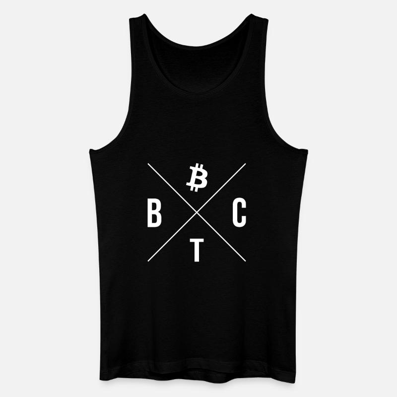 Bitcoin - 21 Million - Cryptocurrency - Männer Bio Tank Top - Schwarz