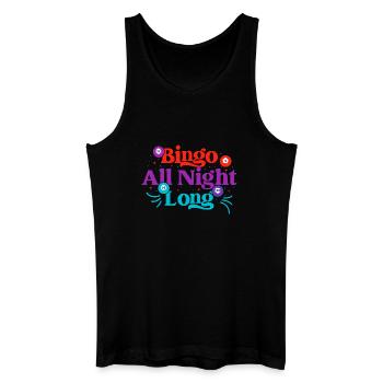 Bingo Game Bingo All Night Long Bingo - Men’s Organic Tank Top - black - Front