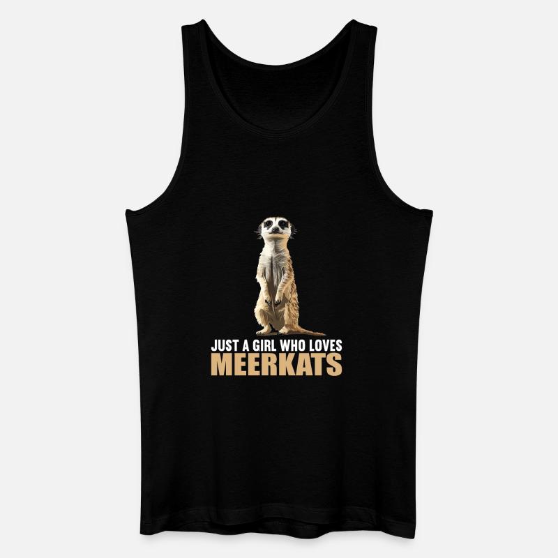 Suricate Erdmännchen - Débardeur bio Homme - noir