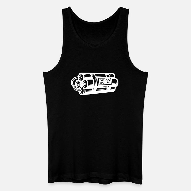 Time Bomb Explosive Dynamite - Men’s Organic Tank Top - black
