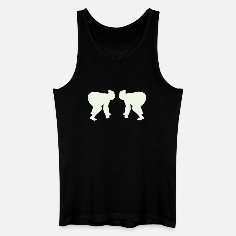 sumos - Männer Bio Tank Top - Schwarz