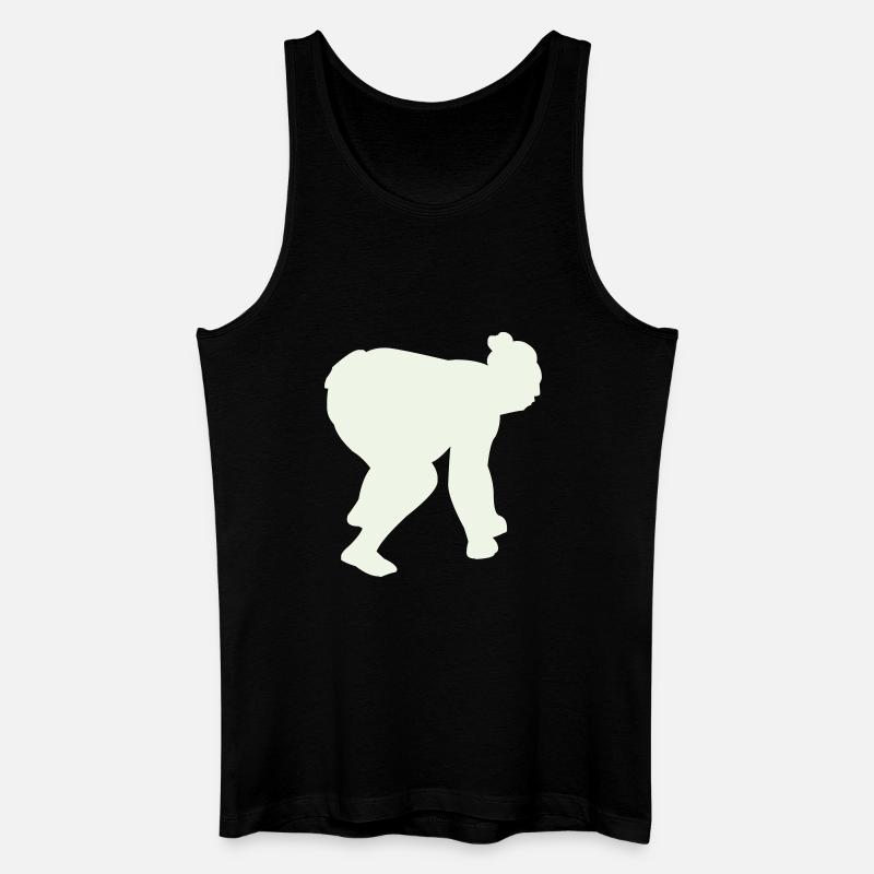 sumo - Männer Bio Tank Top - Schwarz