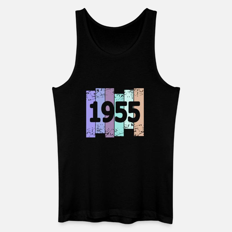 1955 - Männer Bio Tank Top - Schwarz