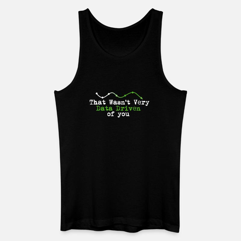 Data Driven You Tee - Men’s Organic Tank Top - black