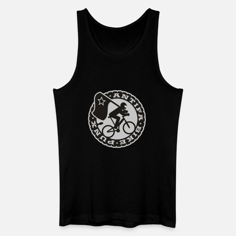 bike punks - Männer Bio Tank Top - Schwarz