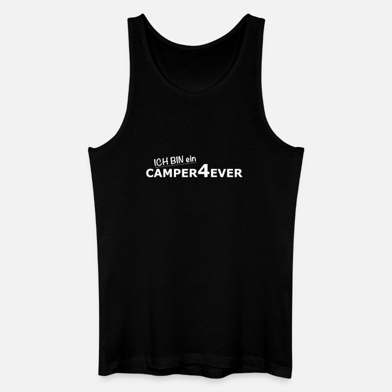 Logo Ich bin - Männer Bio Tank Top - Schwarz