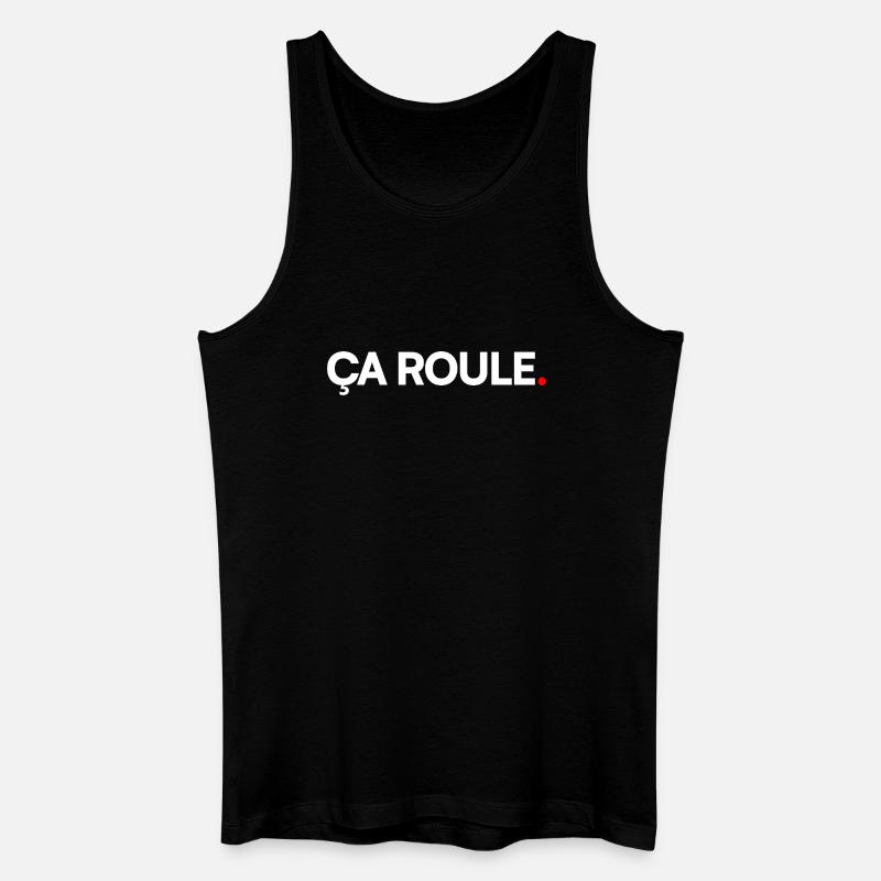 Es rollt - Männer Bio Tank Top - Schwarz