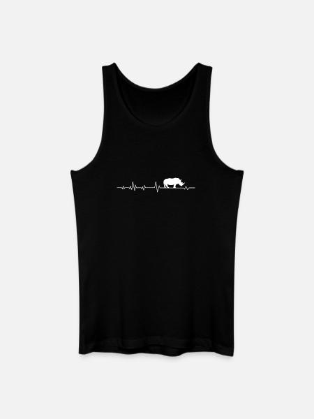 Rhinocéros - Débardeur bio Homme - noir