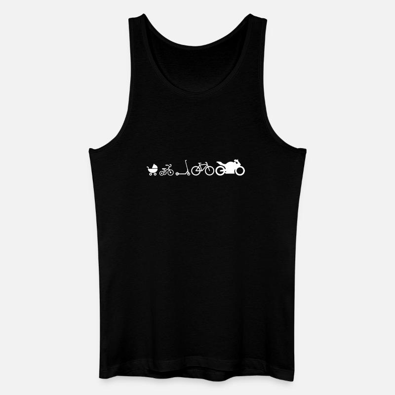 Motorad Evolution Development Funny - Men’s Organic Tank Top - black