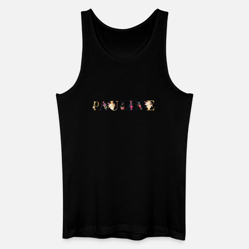 Pauline - Männer Bio Tank Top - Schwarz