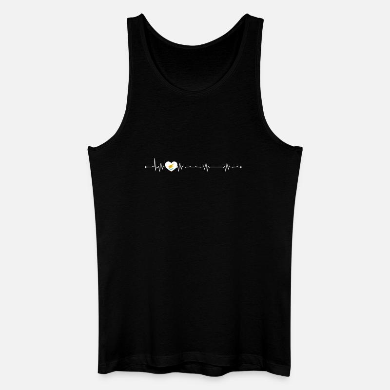 Bird Within Pulse Heart - Men’s Organic Tank Top - black