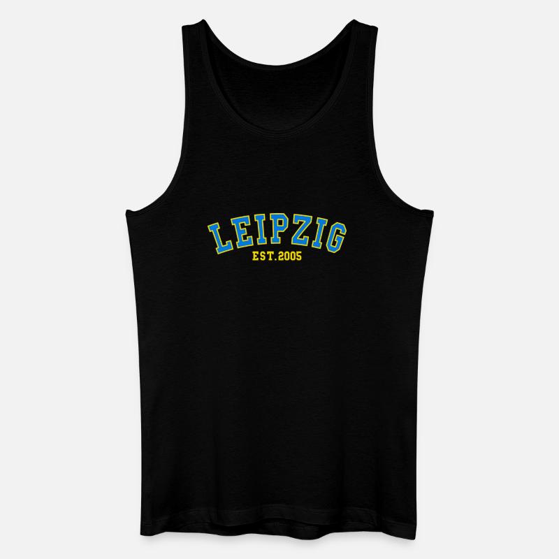 Leipzig Est. 2005 - Männer Bio Tank Top - Schwarz