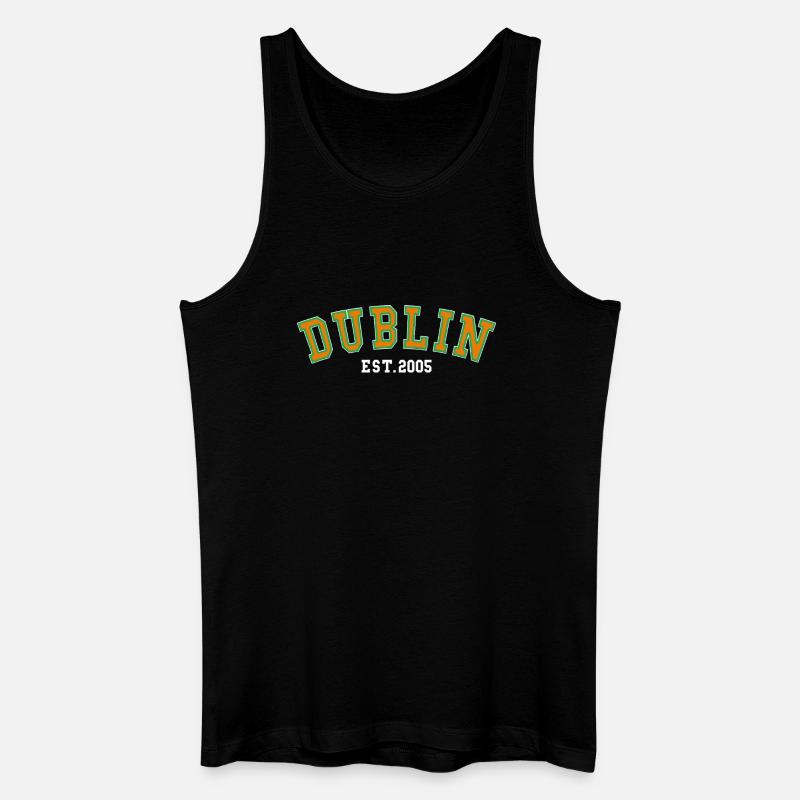 Dublin Est. 2005 - Männer Bio Tank Top - Schwarz