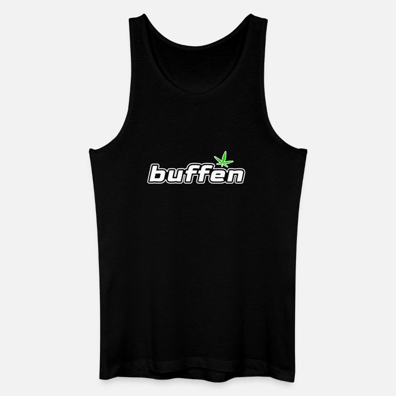 Buffen - Männer Bio Tank Top - Schwarz