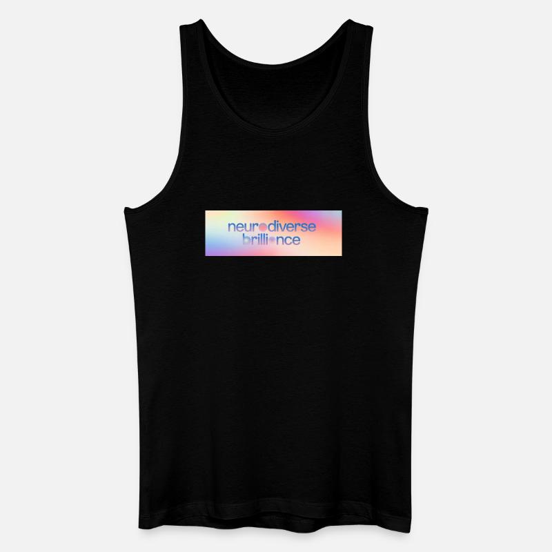 Neurodiverse Brilliance - Männer Bio Tank Top - Schwarz