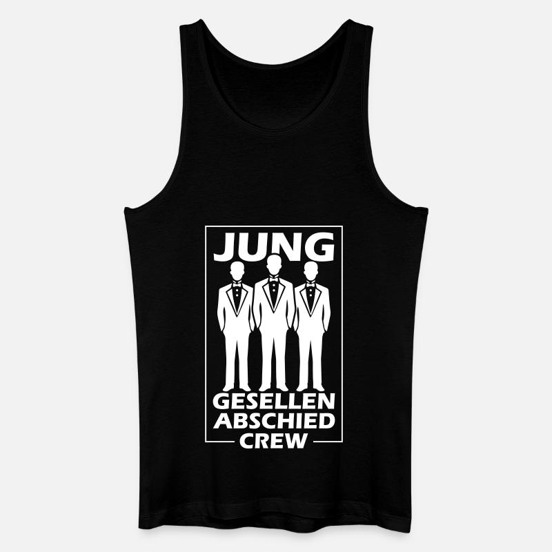 Junggesellenabschied Crew - Männer Bio Tank Top - Schwarz