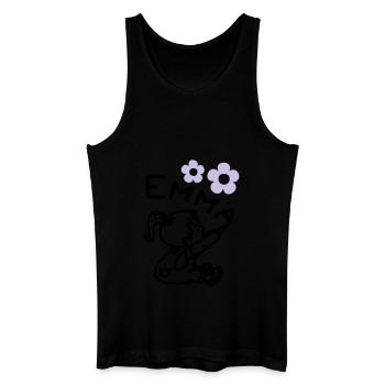 naam emma © - Men’s Organic Tank Top - black - Front
