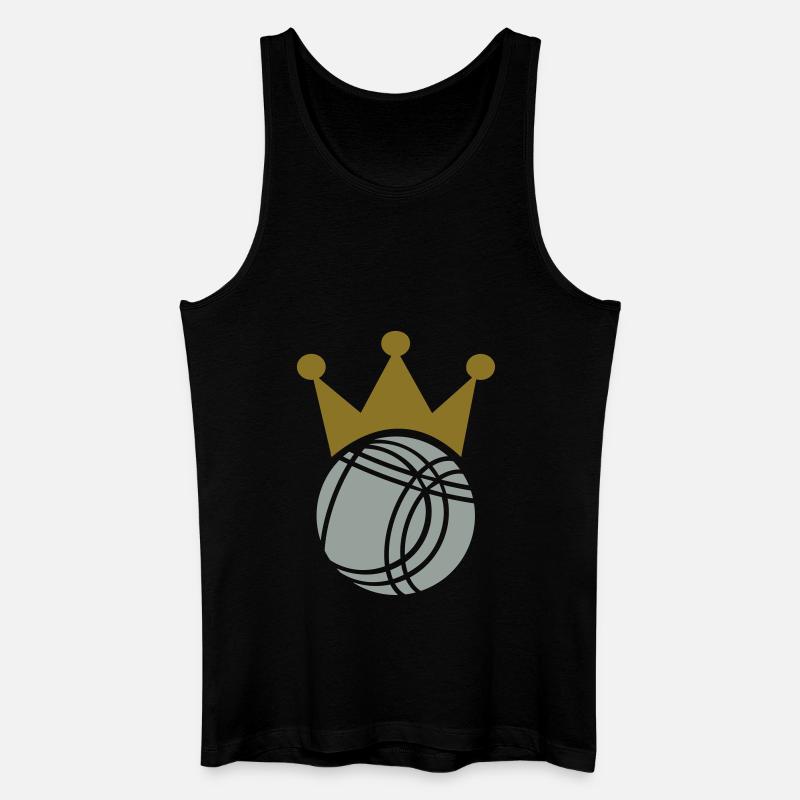 Boule - Männer Bio Tank Top - Schwarz
