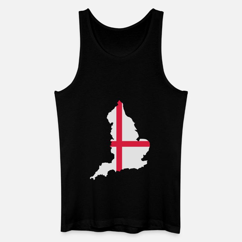 England - Men’s Organic Tank Top - black