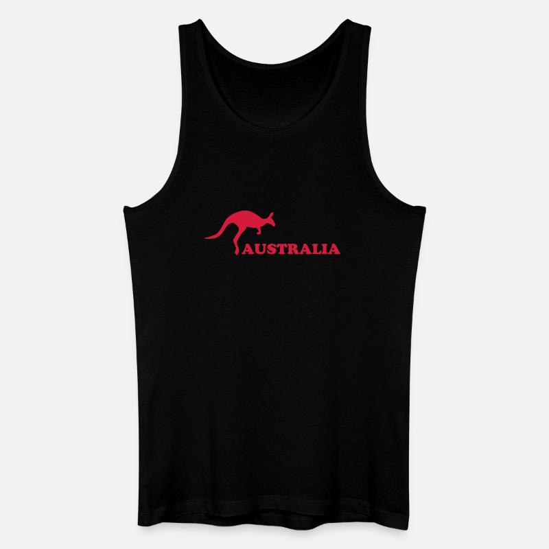 Australien - Australia - Männer Bio Tank Top - Schwarz