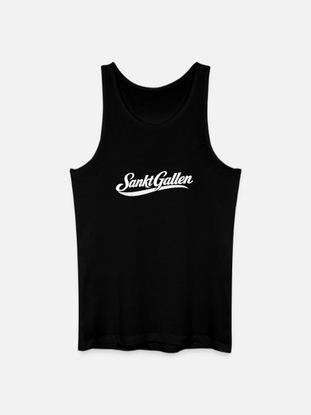 Sankt Gallen - Männer Bio Tank Top - Schwarz
