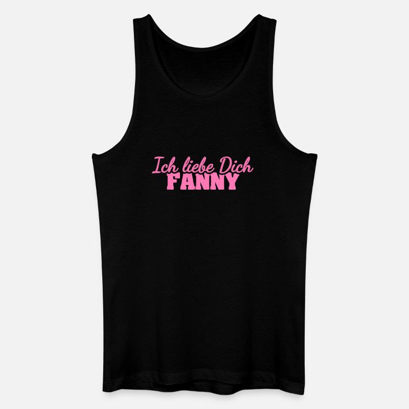 Fanny - Männer Bio Tank Top - Schwarz