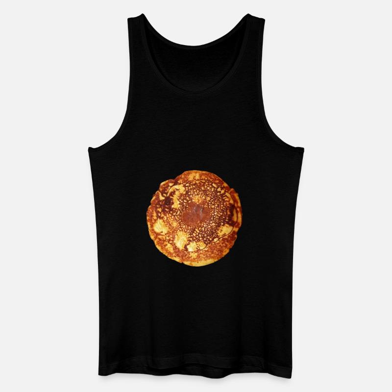 Pfannkuchen - Eierkuchen - Männer Bio Tank Top - Schwarz