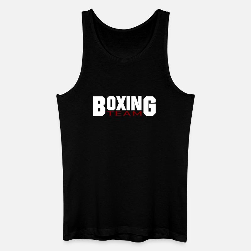 Conception de l’équipe de boxe - Débardeur bio Homme - noir