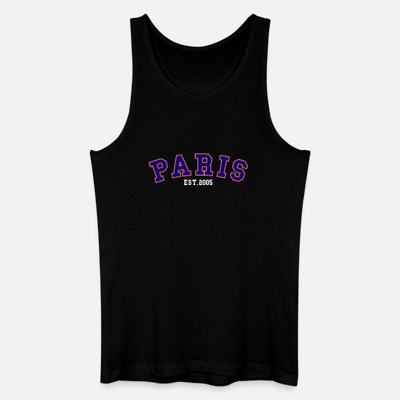PARIS_EST_2005 - Männer Bio Tank Top - Schwarz