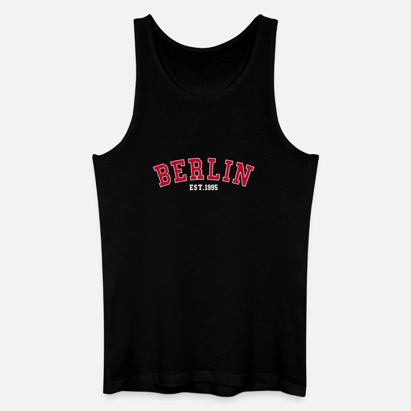 Berlin_Est_1995 - Männer Bio Tank Top - Schwarz