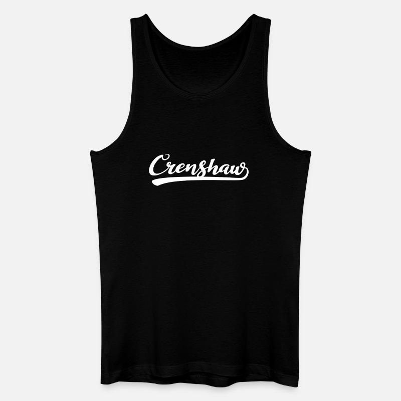 Crenshaw - Männer Bio Tank Top - Schwarz