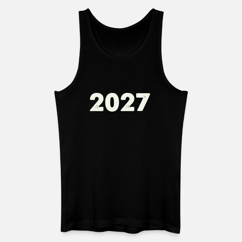 2027 - Männer Bio Tank Top - Schwarz